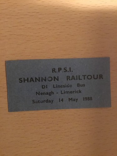 Irish railway ticket - irish,, (